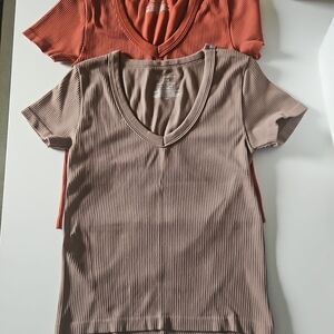 No Boundaries Rust Blouse